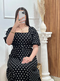 Robe Polka dots avec ceinture