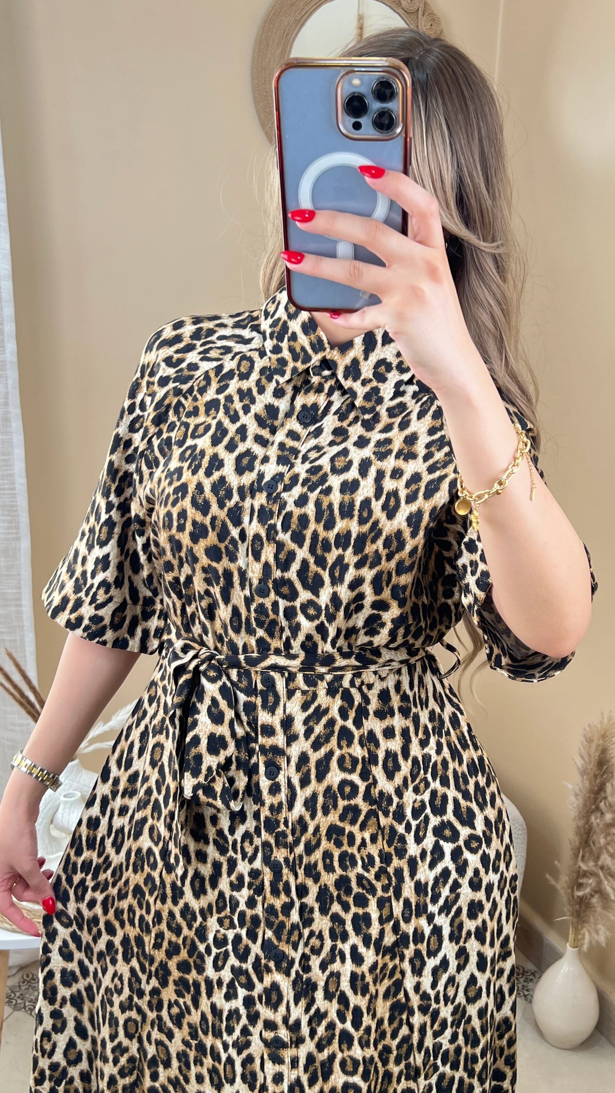 Robe léopard marque francaise